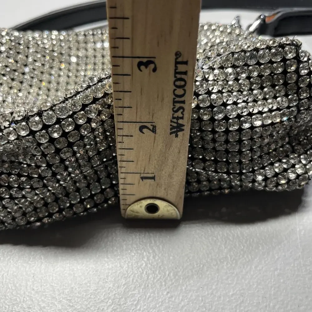 All Over Rhinestone Sparkle Mini Evening Formal Bag Purse Crystal Hoco Bling